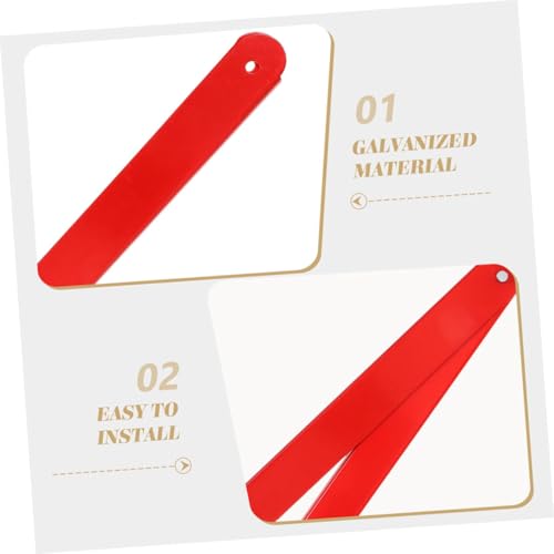 Kit de 2 charnières d'échelle pliable pour réparation d'escabeau - 4