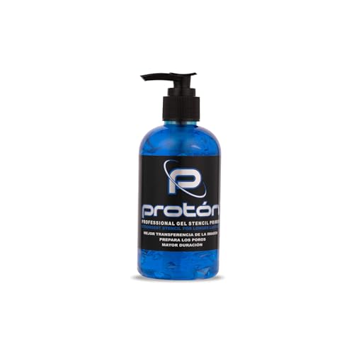 Dynamic Color Co- Proton Tattoo Stencil Primer Gel Long Lasting Smudge Proof Blue 8oz Bottle