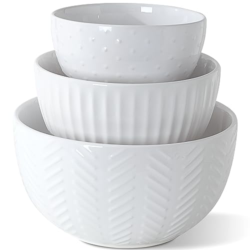 HAPPY-KIT-Bundle-Ceramic-Mixing-Bowls-Set12-INCH-3-Tier-Serving-Tray-Set