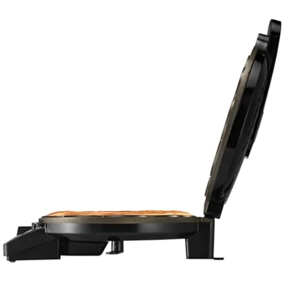 Unold 48235 Waffeleisen Diamant - Herzförmiges Ø 20 cm, Antihaftbeschichtung, Wärmeisolierter Griff, Teigauffangrinne, Antirutschfüße, Überhitzungsschutz – Bild 4