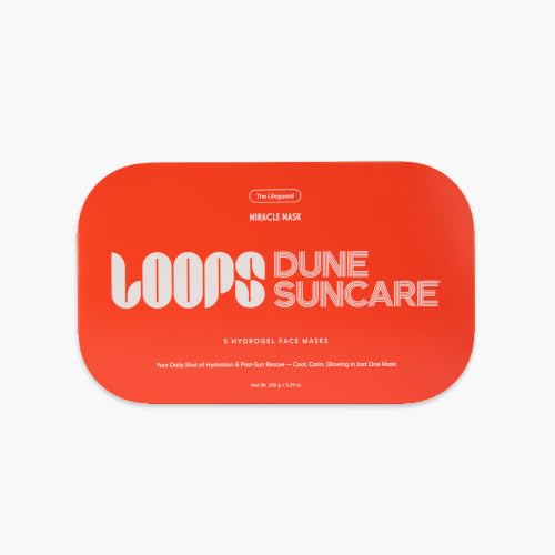 Image of LOOPS x DUNE Lifeguard - Korean Hydrogel Face Mask, Cooling Sheet Mask 5 pc
