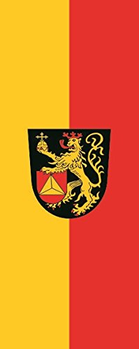 Drapeau Frankenthal vertical 120 x 300 cm pavoisement extérieur