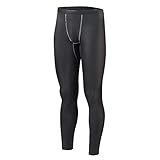 おたふく手袋 冬用インナー ロングタイツ [保温 吸汗速乾 コンプレッション メンズ] JW-162 ブラック M