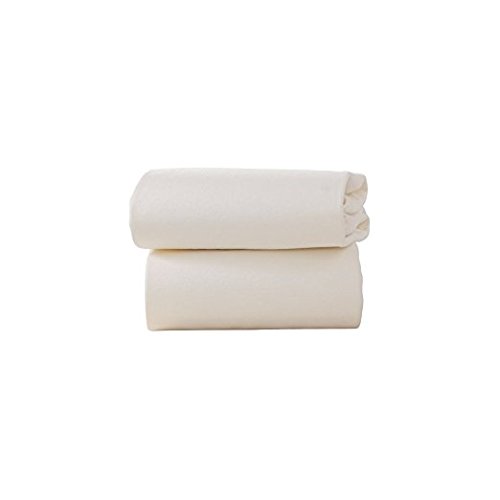 Buy Clair de Lune Pram/ Crib Cotton Jersey Fitted Sheets (Pack of 2