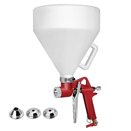Super Buy 1.45 Gallon Air Hopper Spray Gun Paint Texture Tool Drywall Wall Painting Sprayer w/3 Nozzle
