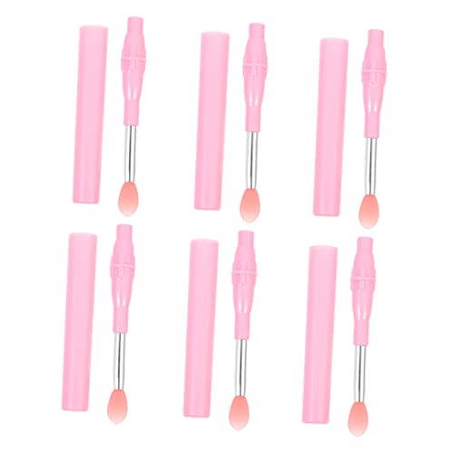 HAPINARY 6pcs Silicone Lip Brush Set Makeup Tool for Lipstick Gloss Exfoliating
