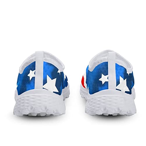 Jeiento American Flag Shoes for Men Women Road Running Shoes Womens Mens Comfortable Walking Tennis Sneakers Athletic Shoes3
