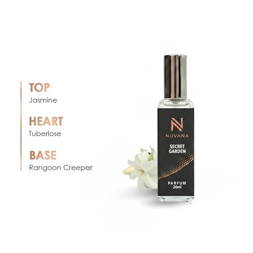 Image of Secret Garden Luxury Parfum | Unisex White Floral Fragrance | Premium Pocket Size Perfume | Travel Friendly Everyday Wear