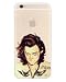 iPhone 5 / 5S / Se Compatible, Deco Fairy Ultra Slim Translucent Silicone Clear Case Gel Cover for Apple(The Coolest Guy iPhone 5 / 5S / Se)