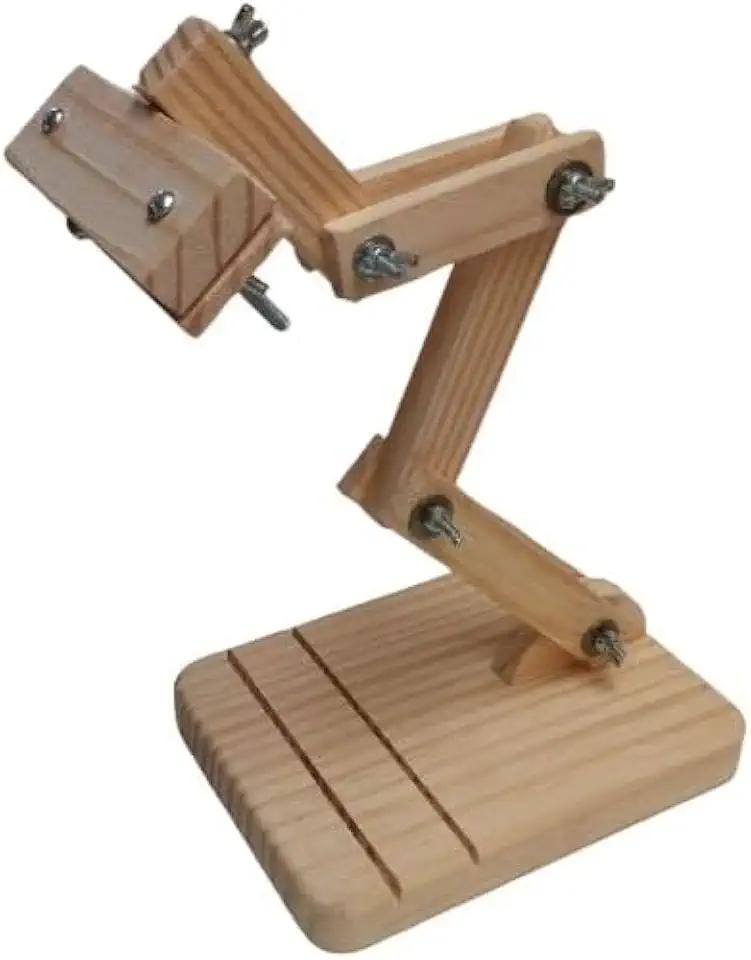 Base quadrada em pinus