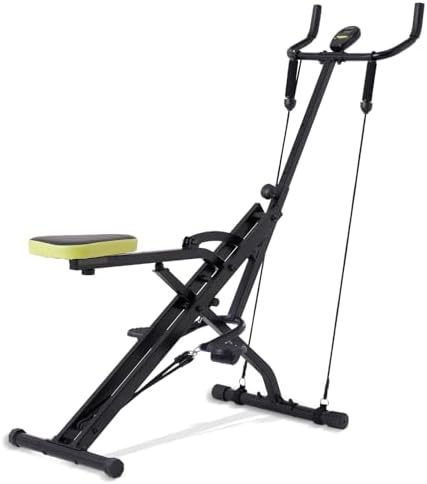 HUAGEED 3 in 1 Squat Machine for Home, Foldable Cardio Training Equipment, Squat Assist Glute Trainer for Leg Exercise & Butt Workout