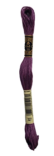 Image of DMC 6-Strand Embroidery Cotton Bundle - Violet Color Family -5 Skeins of Thread - 8.7yd Skeins