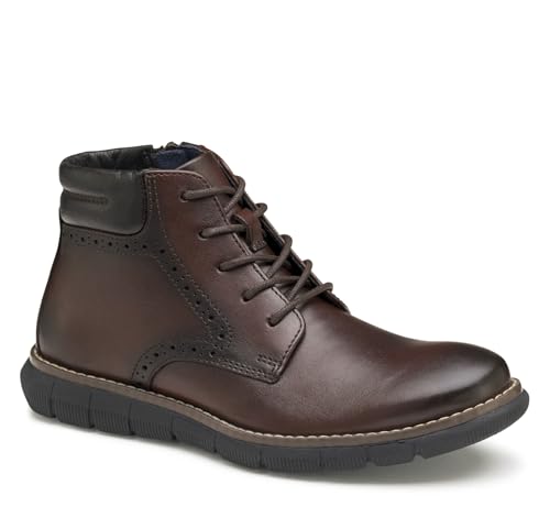Johnston & Murphy Big Kid Holden Plain Toe Boys Dress Casual Lace-Up Boot