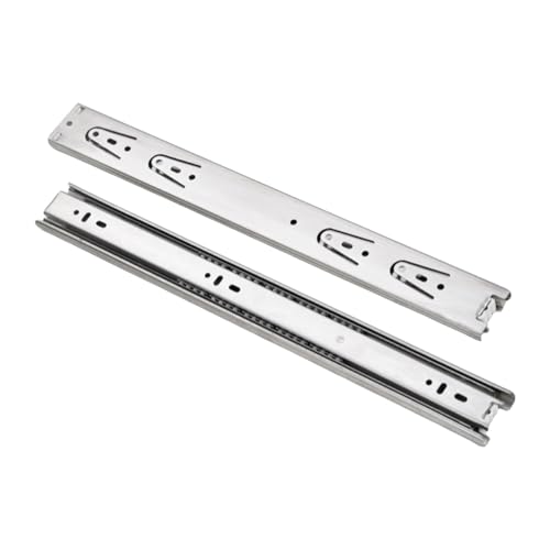 Correderas For Cajones De Alta Resistencia Con Cierre Suave, Guías Con Rodamientos De Bolas De Extensión Completa, Rieles De Repuesto, Montaje Lateral For Gabinetes(35cm/13.7inch)