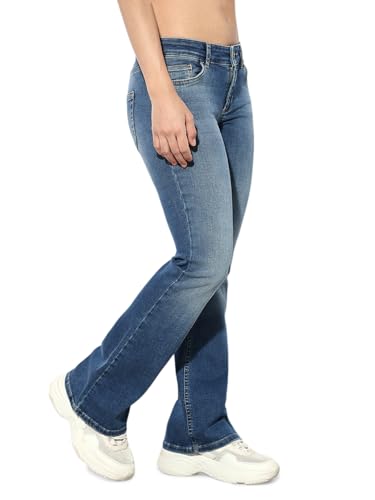 Image of ONLY Women's Regular Fit High Rise Jeans