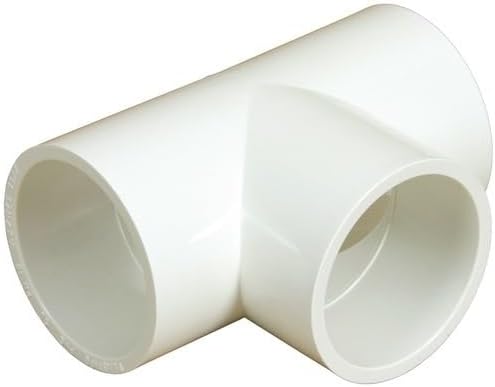 PVC Drainage Pipe Fittings Equal Tee ? Durable, Leak-Proof Connector for Plumbing and Sewage Systems 75mm (2.5 inch)
