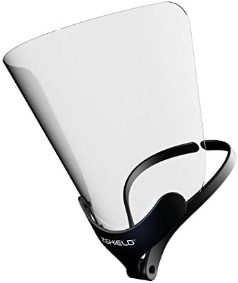 ZShield Wrap - Reusable Face Shield - Made in USA - Full Face Clear Lens & Lightweight Neck Mount Design (Ear to Ear Coverage, 1 Pack)