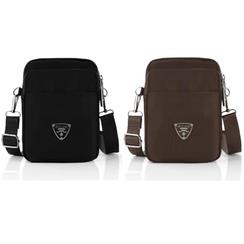 Image of J I Women's Small Cross-Body Phone Bag Stylish Mobile Cell Phone Holder Pocket Purse Wallet Sling Bag Mini Shoulder Bags