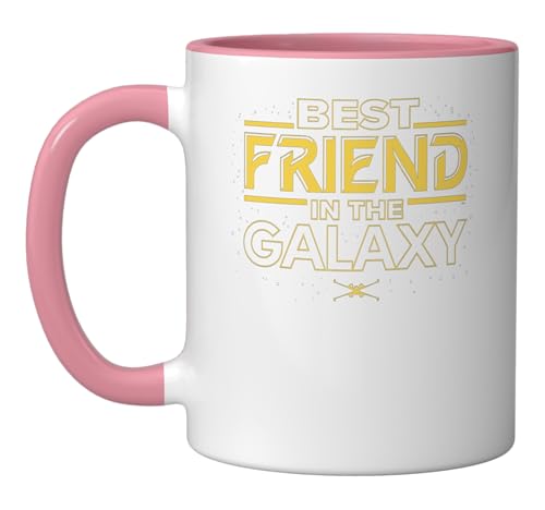 Taza cerámica Star Wars rosa/blanca 11 oz miniatura 1