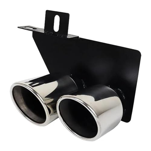 Silenciadores tubo escape Serie 5 F10 520 525 528 530 salida doble con punta escape decorativa