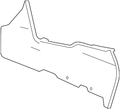 General Motors 89039709 Panel F FLR Cnsl Compt Dr