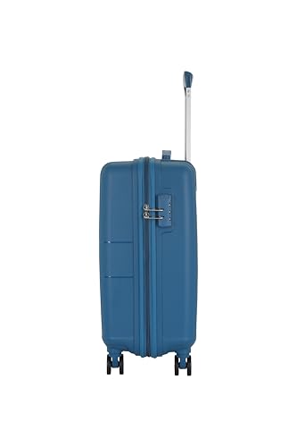 Image of Kamiliant Polypropylene KAM Double 8 Spinner Wheels Hard Shell Suitcase Might DW SP55CM DEEP Ocean,Blue,Small