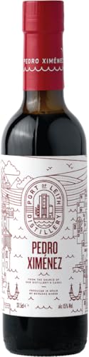 Port of Leith Distillery PX Sherry | Pedro Ximenez Sherry Fortified Wine | Crafted in Spain | 37.5cl | 15% ABV | Rich and Indulgent | Aged in a Solera System | Versatile Dessert Wine