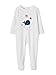 Vertbaudet Lot de 2 Pyjamas bébé en Pur Coton Motif Baleines lot Bleu Prema - 45CM