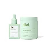 Divi Healthy Hair Bundle: Scalp Serum 1 fl oz and Hair Vitamins, 30-Day Supply