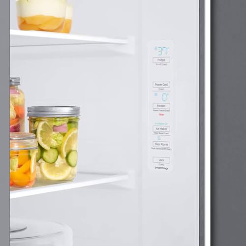 Samsung 27.4 cu. ft. Large Capacity Side-By-Side Refrigerator, Stainless Steel, RS27T5200SR/AA - Image 7