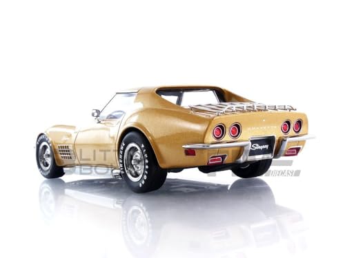 Modelo a escala 1:18 Chevrol. Corvett. C3 Gold Metallic 1972 miniatura 4
