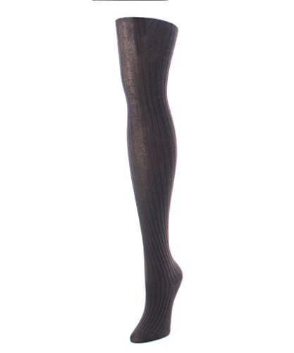Image of Girls Ribbed Cotton Blend Sweater Tights