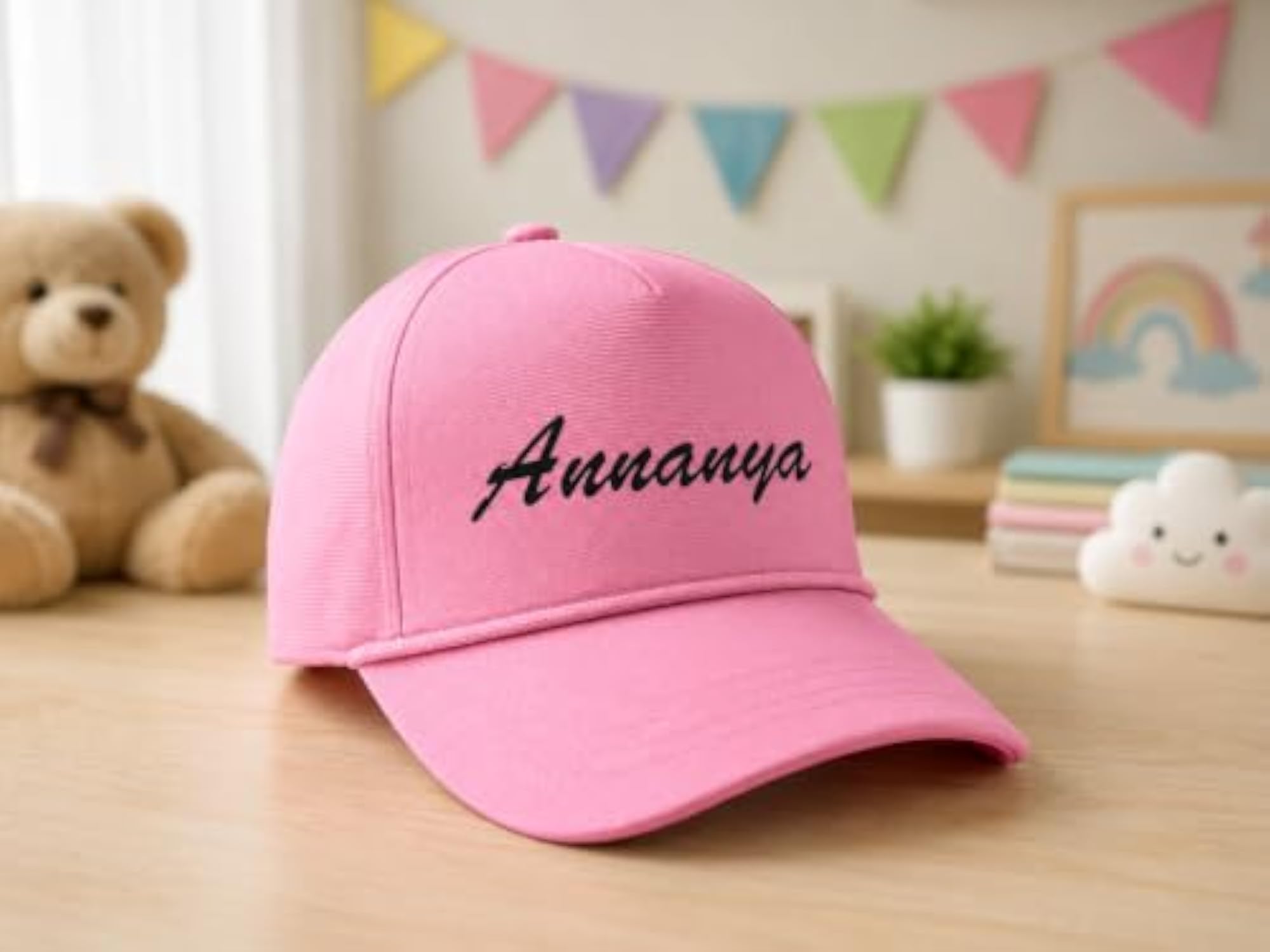 Personalized Cap with Printed Cotton Baseball