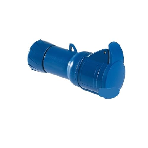 PKY32M423 connector quick connect mobile industrial socket (32A 6h IP44 3P blue)