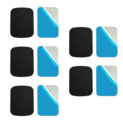 TOWARDSNAN Placa de montaje para teléfono, lámina de metal adhesiva de alta resistencia para parabrisas de coche y salpicadero, placa delgada para montaje en coche