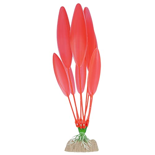 Glofish Large Fluorescent Plant For Aquarium Decoration, Orange #TOP2