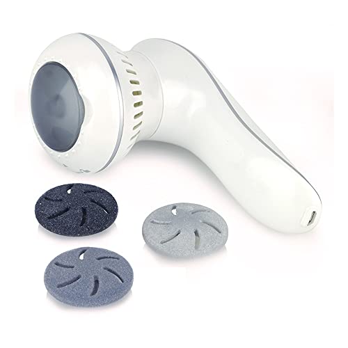 Beter – Lima electrónica antidurezas de pedicura Feet&Roll Express, con sistema de aspiración, 3 cabezales de cuarzo, lima eléctrica para pies elimina las durezas