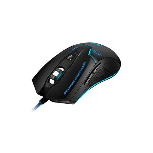 iMICE X8 LED Coloré Lumière USB 6 Boutons 1600 DPI Filaire Optique Gaming Mouse pour Ordinateur PC Ordinateur Portable