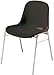 Chaise Accueil Coque Beta Noir