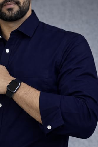 Image of Men Cotton Blend Full Sleeve Shirt for Man | Casual Business Party Festival Regular Fit, Long Sleeve with Chest Pocke | Formal Shirt for Men