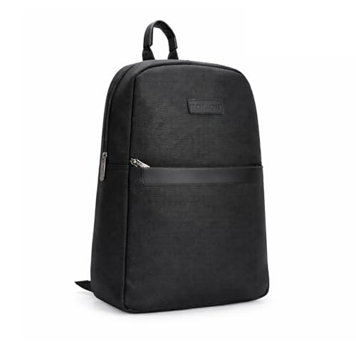 Image of Police Archelo Premium Laptop Backpack - Sleek 15L Laptop Backpack Bag for Men | Durable Vegan Leather Materiel | Office & Travel Ready (Black)