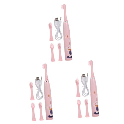 Brosse à dents électrique pour enfants rechargeable poils souples brossette portable FOMIYES FEO