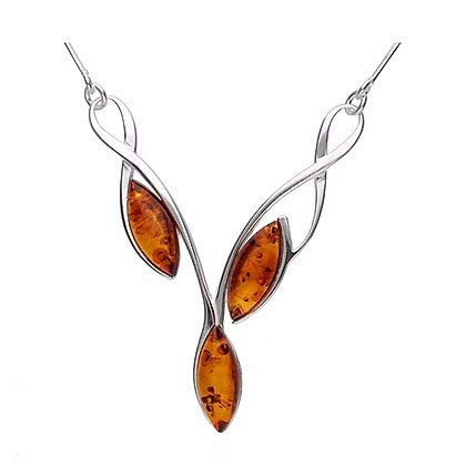 Collana Ambra Oro e Argento - EC3 - Ambra Greco Gioielli