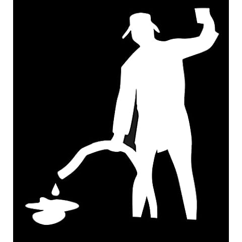 SixtyTwo24 Cousin Eddie Sticker - Decal [White] 5 inch Funny RV Camper Travel Trailer Sticker, Camper, Camping Sticker, Camping Accessories, Shitters Full, Griswold SIX586 Cover