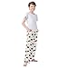 Yuiboo Comfy Sleep Bottoms Resist Hand Graphic Pajama Pants Long Houses with Pockets 9-10Y