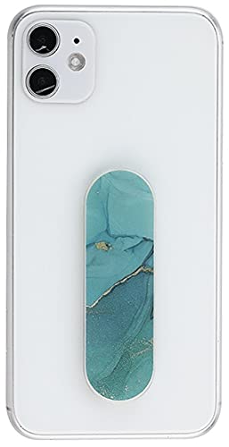 MOMO STICK - Das Original! Smartphone Fingerhalter - Handy Fingerhalterung Handy Halter Ständer Griff - Handy Halterung Handy Ring (Marmor Serie - Blau)