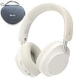 Hmusic MS04 Noise Cancelling Over Ear Headphones, 40dB Hybric ANC Headphones, 2 Mic ENC, 80H Long Battery Life, 3.5 Audio Wired/Bluetooth 5.3,Foldable w/Case,Sound Proof for Game/Travel/Work/Commute