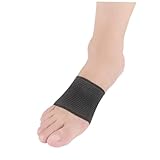 FOMIYES High Heel Pad Sports Pad Foot and Heel Pain Relief Sleeves Ankle Brace Arch Support Brace s Black