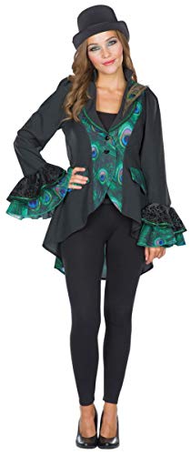 Rubie's 13534 - Chaqueta de pavo real para mujer, talla 36 - 48 (36)