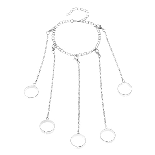 Bracelet bague papillon avec chaîne de main élégante pour femme style bohème chic